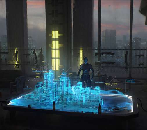 Cyberpunk 2077: Phantom Liberty Handy Horizontal Hintergrundbild