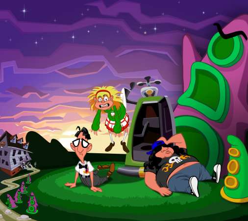 Day of the Tentacle Remastered Handy Horizontal Hintergrundbild