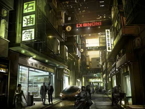 Deus Ex: Human Revolution Handy Horizontal Hintergrundbild