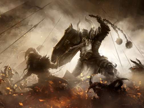 Diablo 3: Reaper of Souls Fan Art Handy Horizontal Hintergrundbild