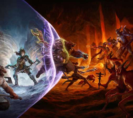 Diablo 4: Season of Infernal Chaos Handy Horizontal Hintergrundbild