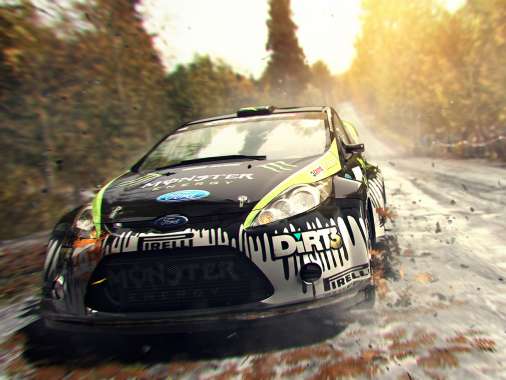 Dirt 3 Handy Horizontal Hintergrundbild