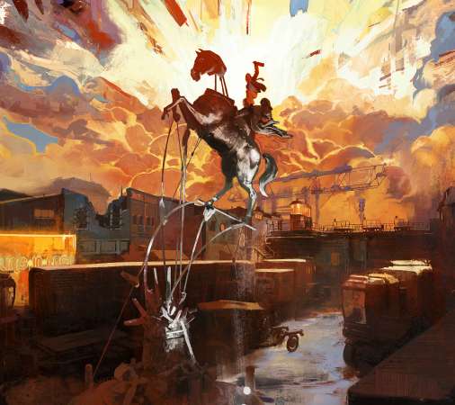 Disco Elysium Handy Horizontal Hintergrundbild