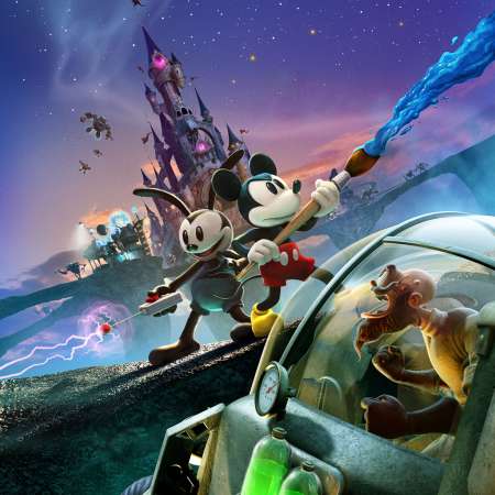 Disney Epic Mickey 2: The Power of Two Handy Horizontal Hintergrundbild