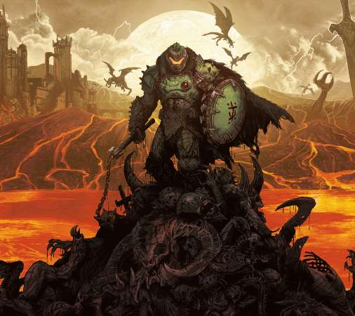 Doom: The Dark Ages Handy Horizontal Hintergrundbild