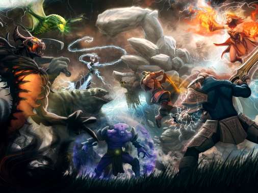 Dota 2 Handy Horizontal Hintergrundbild