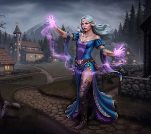 Dungeons & Dragons fan art Handy Horizontal Hintergrundbild