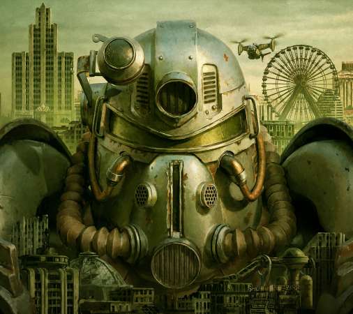 Fallout 76: Atlantic City Boardwalk Paradise Handy Horizontal Hintergrundbild