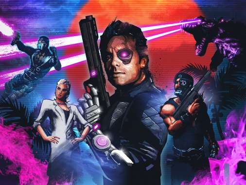 Far Cry 3: Blood Dragon Handy Horizontal Hintergrundbild