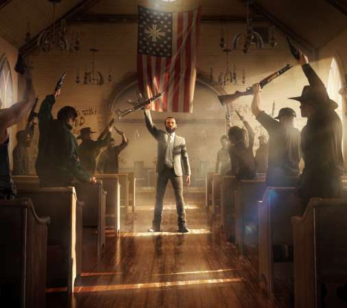 Far Cry 5 Handy Horizontal Hintergrundbild