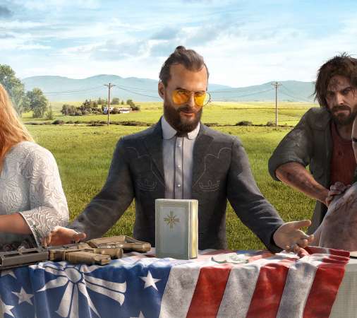 Far Cry 5 Handy Horizontal Hintergrundbild