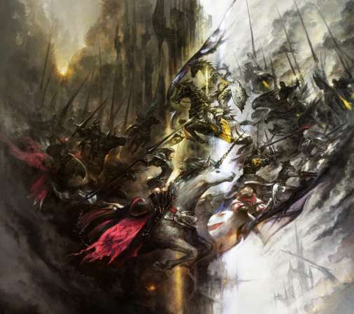Final Fantasy XIV Handy Horizontal Hintergrundbild