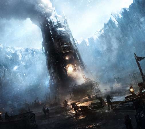 Frostpunk Handy Horizontal Hintergrundbild