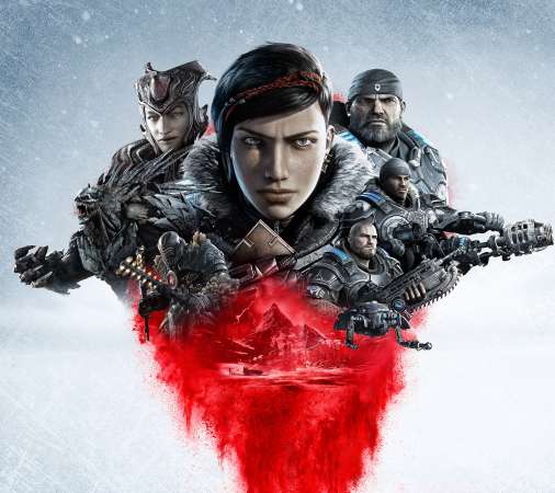 Gears 5 Handy Horizontal Hintergrundbild