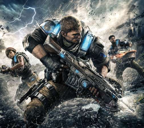 Gears of War 4 Handy Horizontal Hintergrundbild