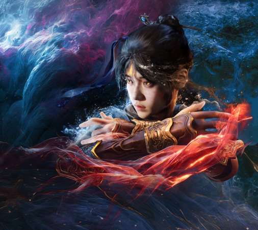 Genigods: Nezha Handy Horizontal Hintergrundbild