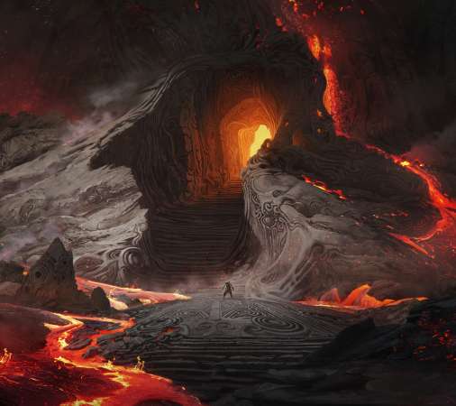 God of War: Ragnarok Handy Horizontal Hintergrundbild