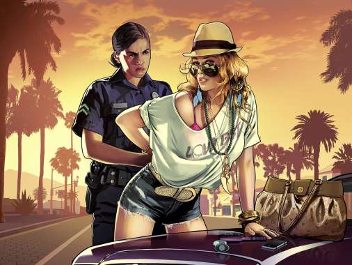 Grand Theft Auto 5 Mobile Horizontal wallpaper or background