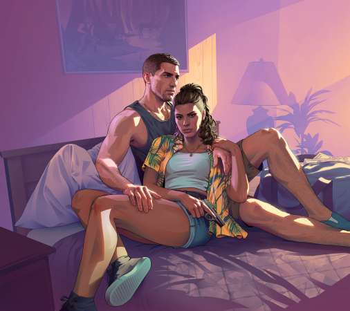 Grand Theft Auto 6 Handy Horizontal Hintergrundbild