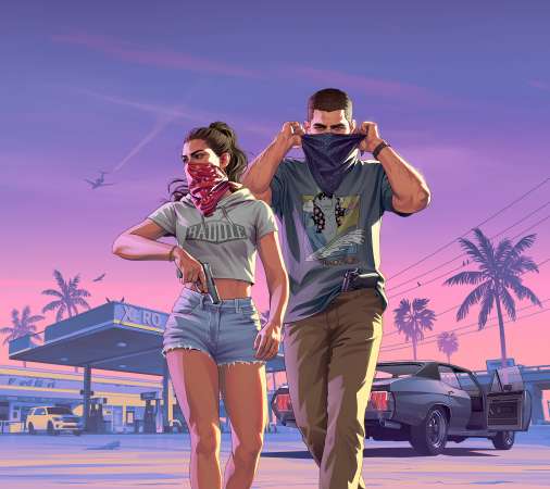 Grand Theft Auto 6 Handy Horizontal Hintergrundbild