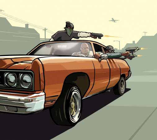 Grand Theft Auto: The Trilogy - The Definitive Edition Handy Horizontal Hintergrundbild