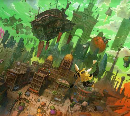 Gravity Rush Remastered Handy Horizontal Hintergrundbild