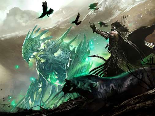 Guild Wars 2 Handy Horizontal Hintergrundbild