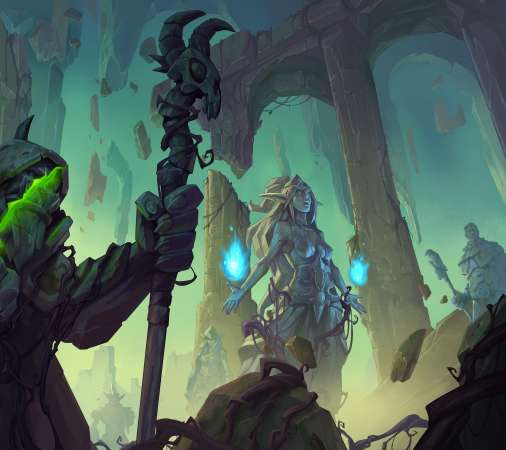 Hearthstone: Ashes of Outland Handy Horizontal Hintergrundbild