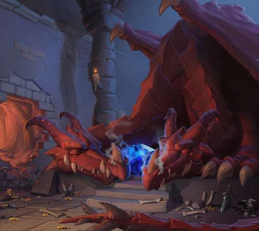 Hearthstone: Heroes of Warcraft - Kobolds & Catacombs Handy Horizontal Hintergrundbild