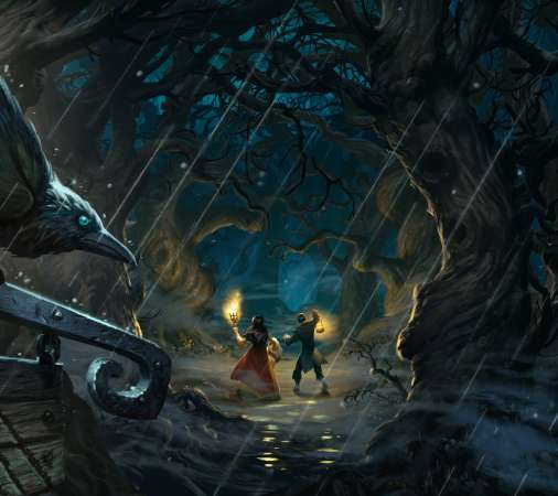Hearthstone: Heroes of Warcraft - The Witchwood Handy Horizontal Hintergrundbild