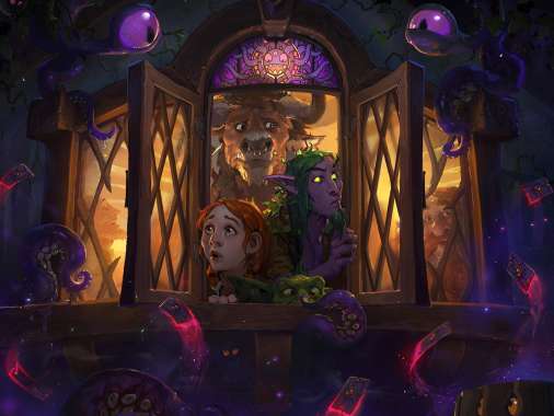 Hearthstone: Heroes of Warcraft - Whispers of the old Gods Handy Horizontal Hintergrundbild