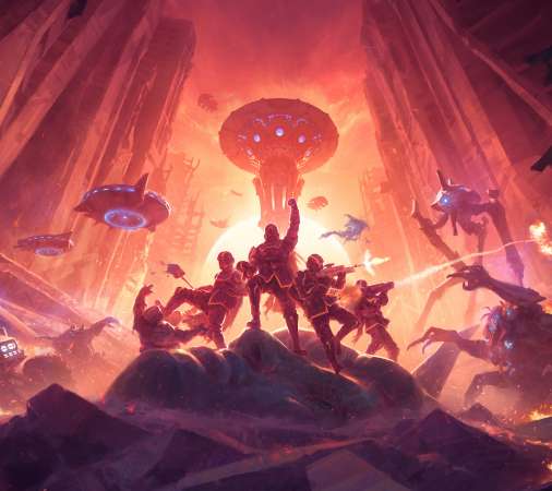 Helldivers 2 Handy Horizontal Hintergrundbild