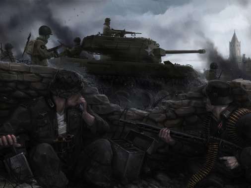 Heroes & Generals Handy Horizontal Hintergrundbild