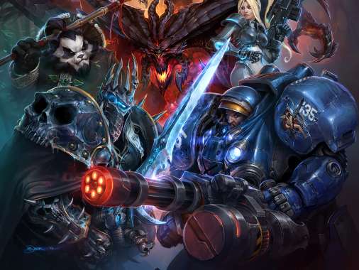 Heroes of the Storm Handy Horizontal Hintergrundbild