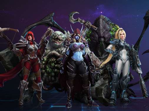 Heroes of the Storm Handy Horizontal Hintergrundbild