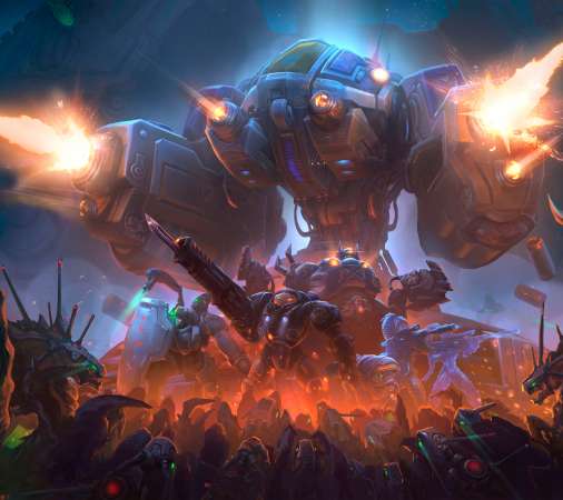 Heroes of the Storm Handy Horizontal Hintergrundbild