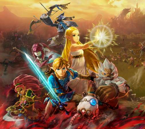 Hyrule Warriors: Age of Calamity Handy Horizontal Hintergrundbild