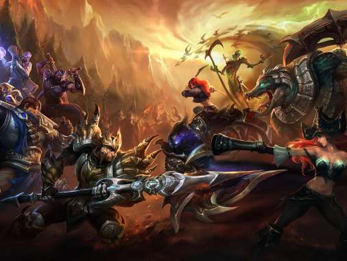 League of Legends Handy Horizontal Hintergrundbild