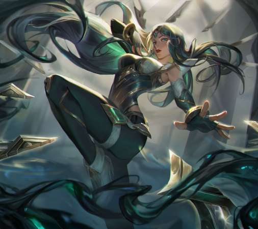 League of Legends fan art Handy Horizontal Hintergrundbild
