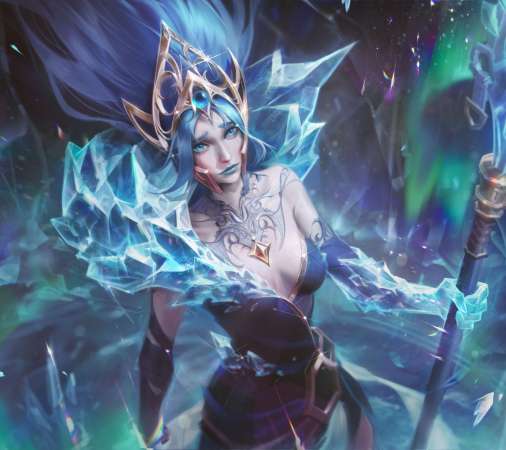 League of Legends fan art Handy Horizontal Hintergrundbild