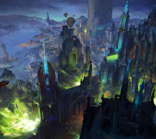 League of Legends fan art Handy Horizontal Hintergrundbild