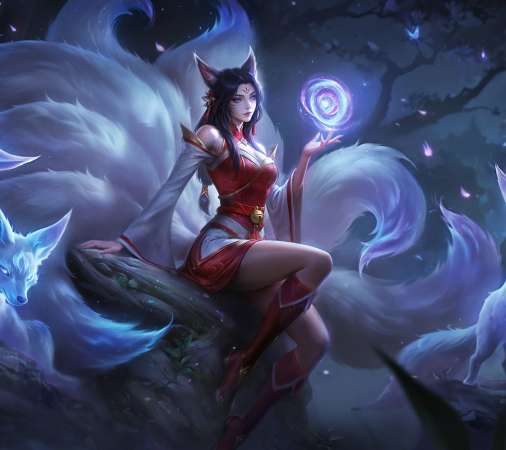 League of Legends fan art Handy Horizontal Hintergrundbild
