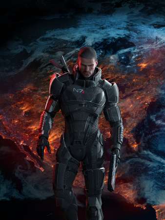 Mass Effect 3 Handy Horizontal Hintergrundbild