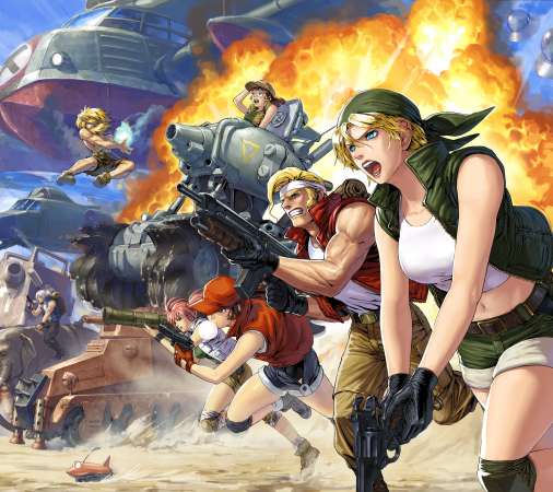 Metal Slug Attack Reloaded Mobiele Horizontaal achtergrond