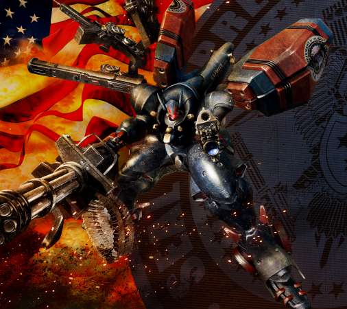 Metal Wolf Chaos XD Handy Horizontal Hintergrundbild