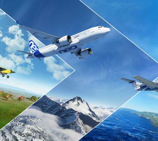 Microsoft Flight Simulator Handy Horizontal Hintergrundbild