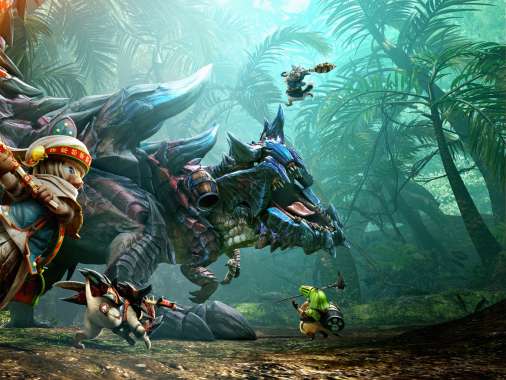 Monster Hunter: Generations Handy Horizontal Hintergrundbild