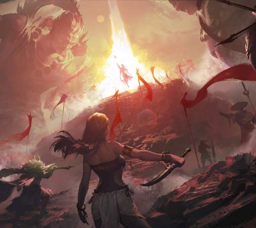 Naraka: Bladepoint Handy Horizontal Hintergrundbild