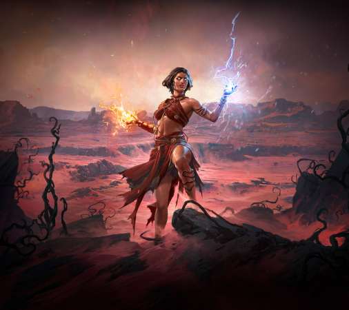 Path of Exile 2 Handy Horizontal Hintergrundbild
