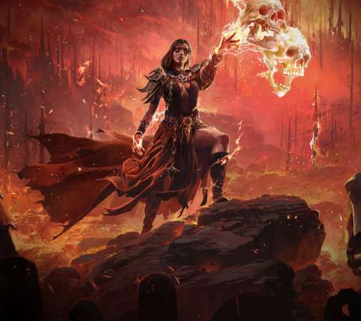 Path of Exile 2 Handy Horizontal Hintergrundbild